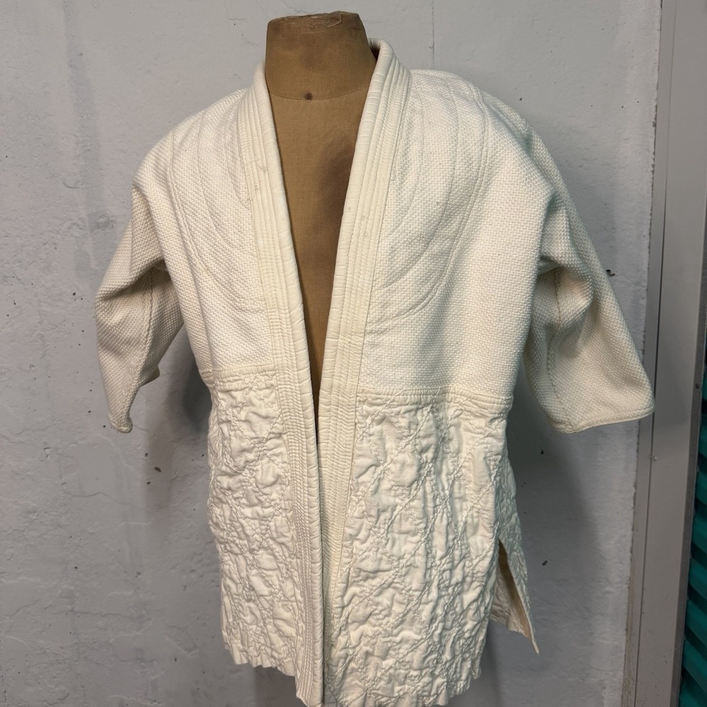 Vintage Lion Brand Japan Judo Gi Jacket Size 2 100% Cotton Martial Arts Uniform